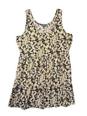 Toad & Co Sunkissed Sunsana Tiered Dress Daisey Print Size Large